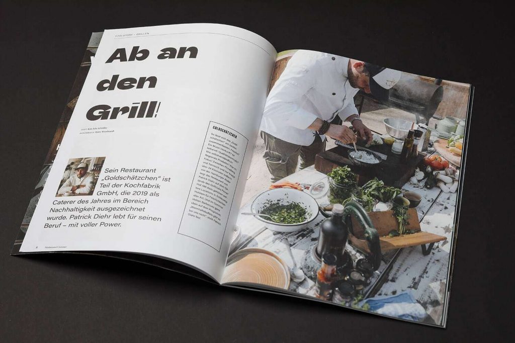Sombra – in use – Kochbuch – Ab an den Grill